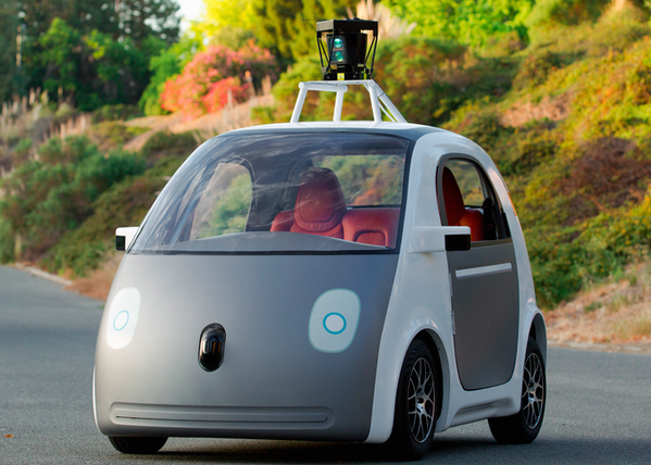 Google self-driving car prototype