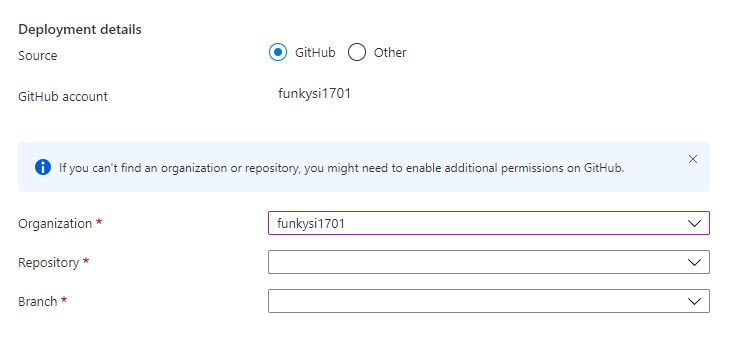 GitHub Repo for my Static Web App