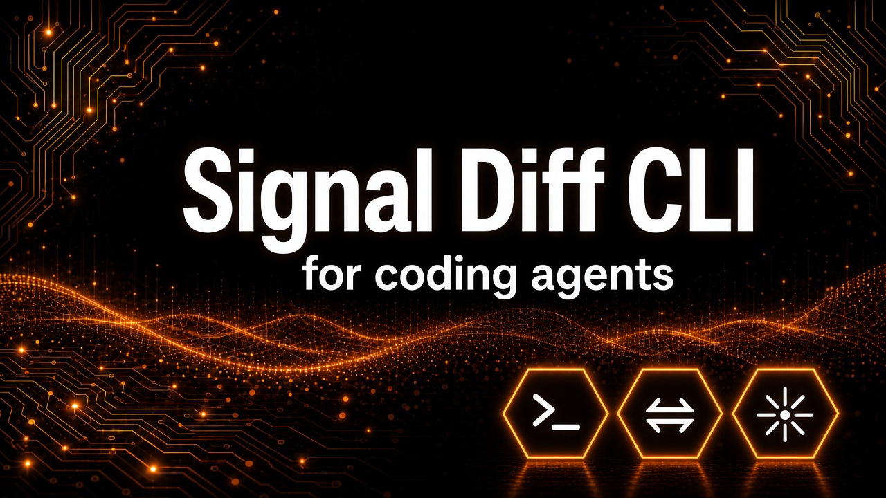 Signal Diff CLI for coding agents