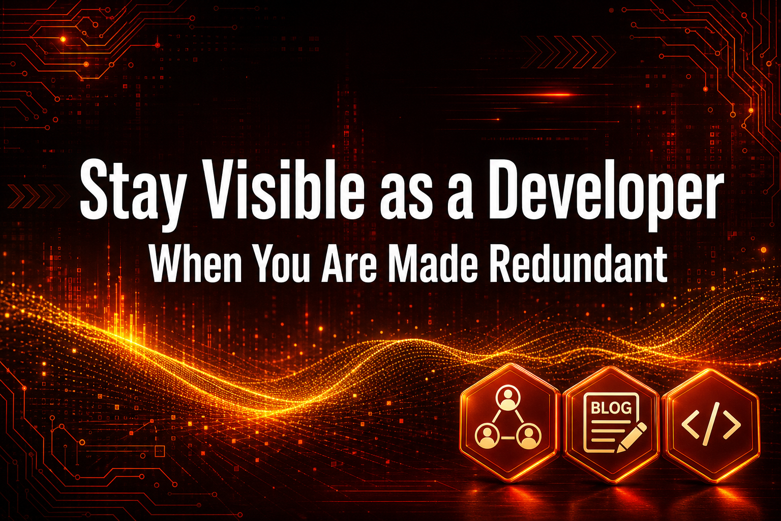 Stay visible when made redundant
