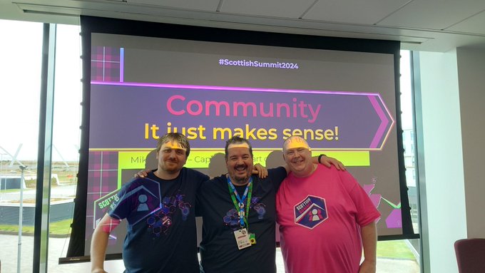 Speaker presenting at Scottish Summit 2024