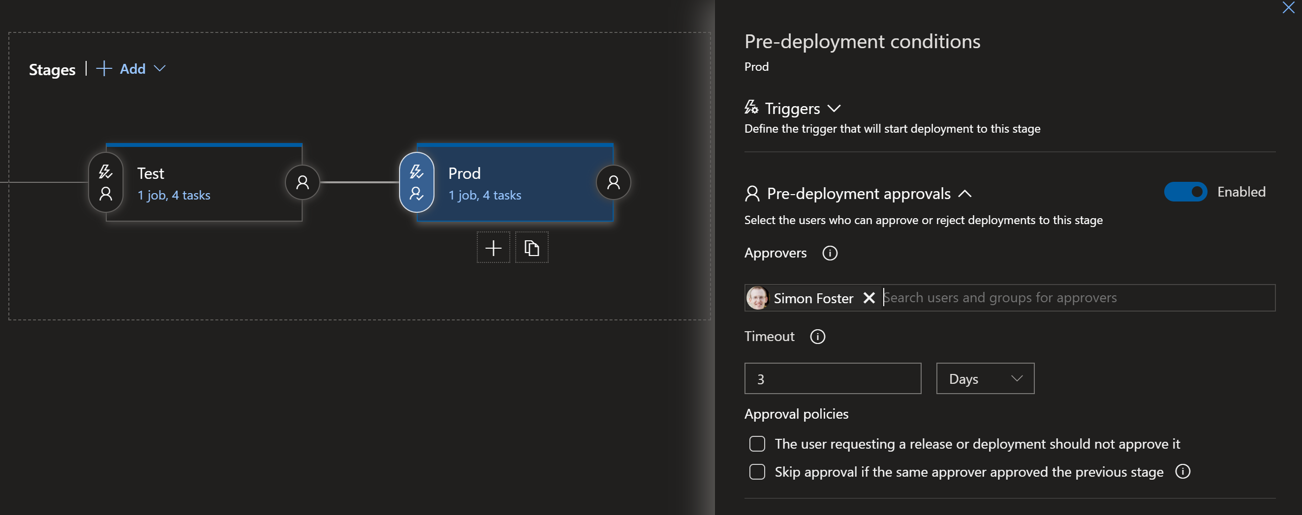 Azure DevOps pre and post approvals